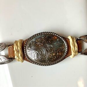 Justin Boots Silver Concho Women's Belt